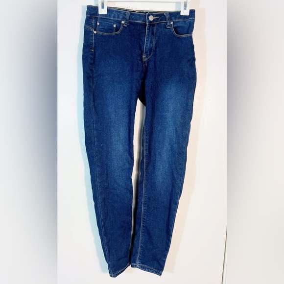 Blue skinny jeans size 7 juniors - Picture 1 of 2